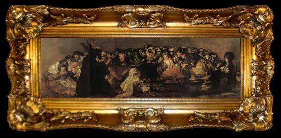 framed  Francisco de goya y Lucientes Witches